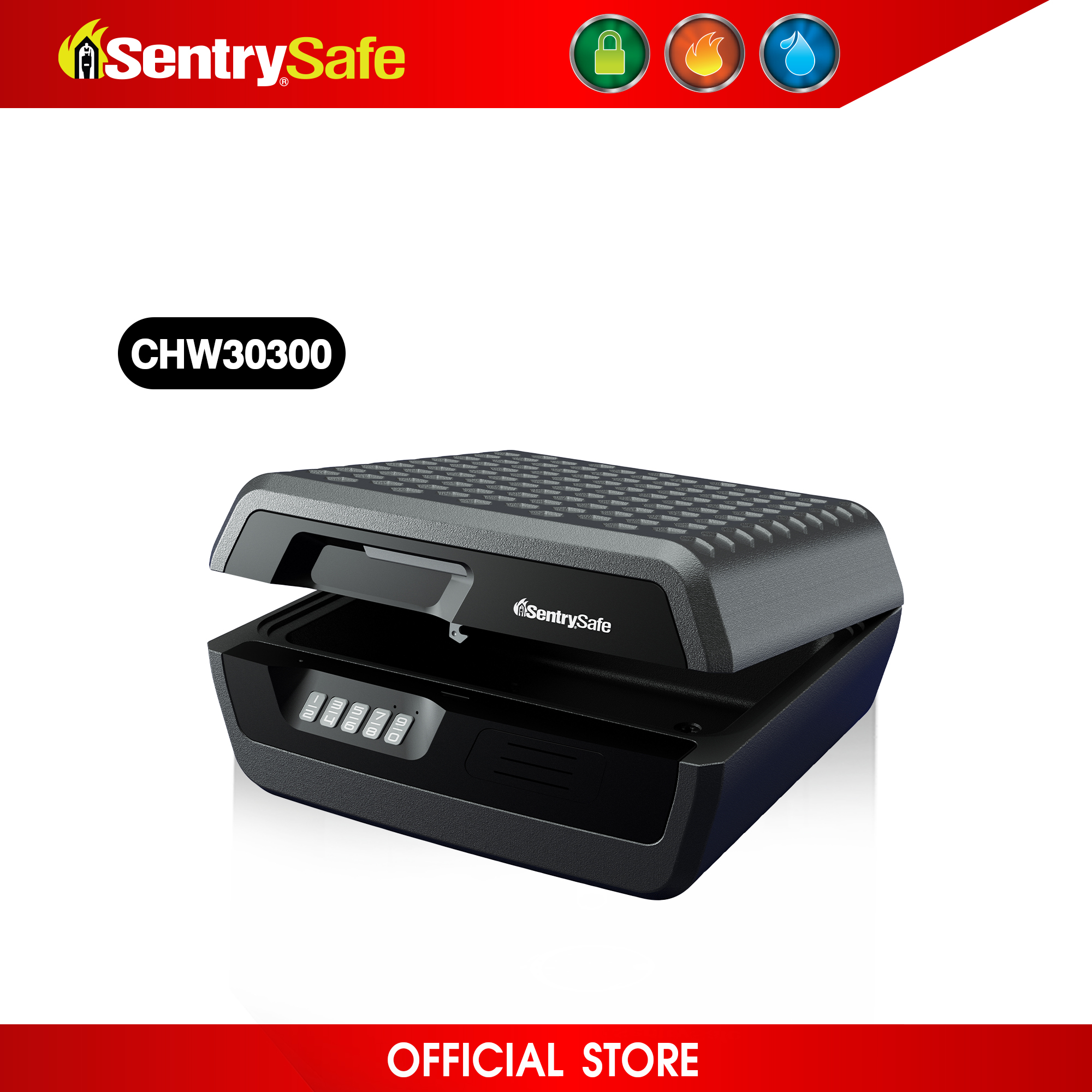 CHW30300 เซฟหิ้วกันไฟ กันน้ำ ระบบดิจิตอล