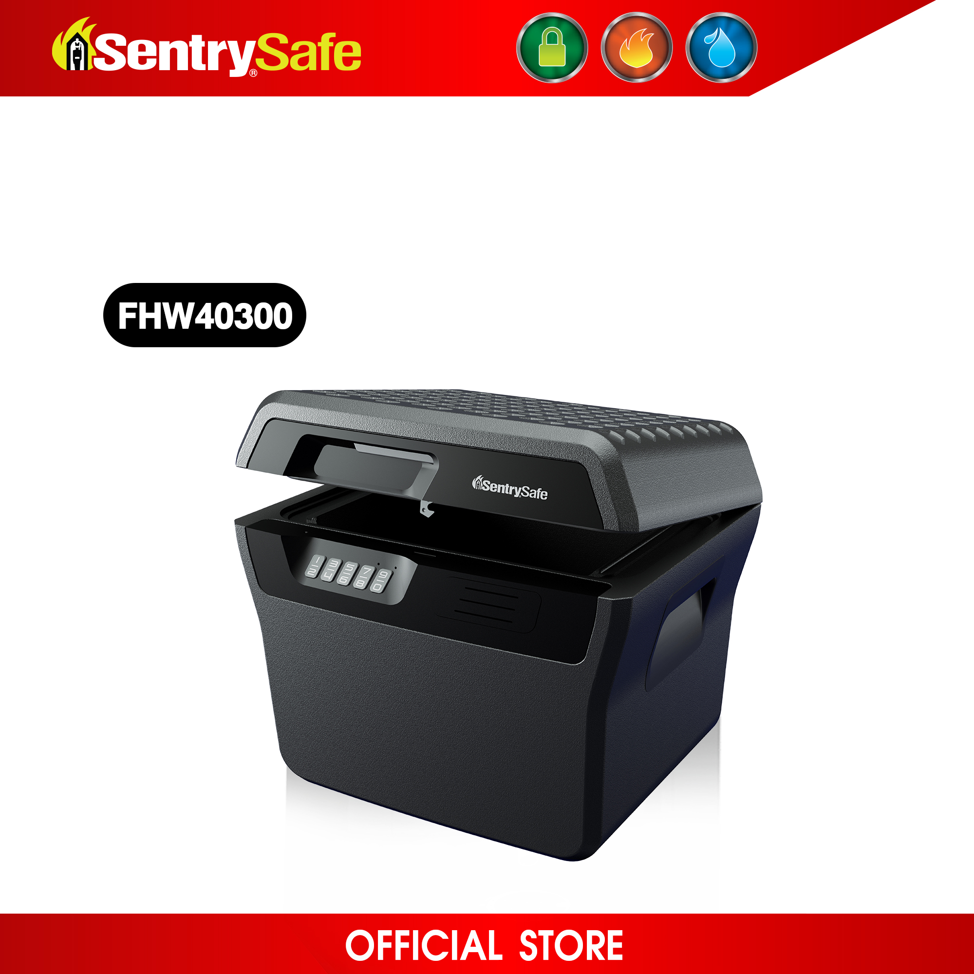 FHW40300 หีบเซฟกันไฟ กันน้ำ ระบบดิจิตอล
