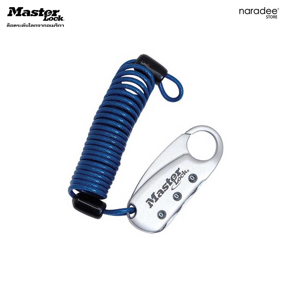 Master Lock 1559DCOL - Combination carabiner lock with cable
