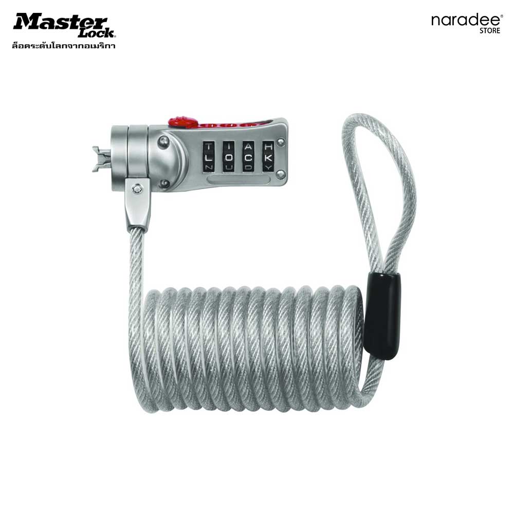 Master Lock 2120DWD - Computer Lock Cable with Word Combination